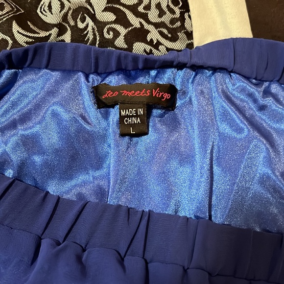 Leo Meets Virgo tube top dress, size large - Picture 7 of 7